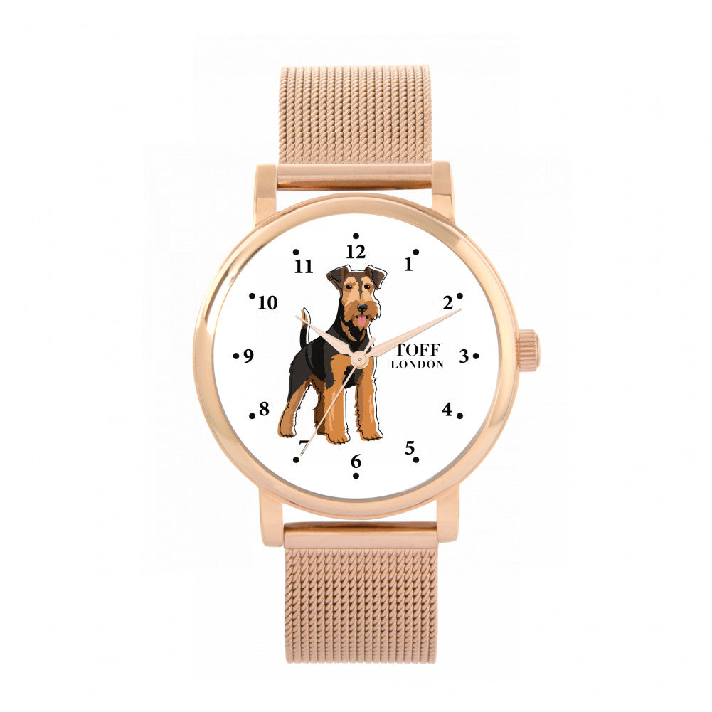 Ladies Airedale Terrier Dog Watch