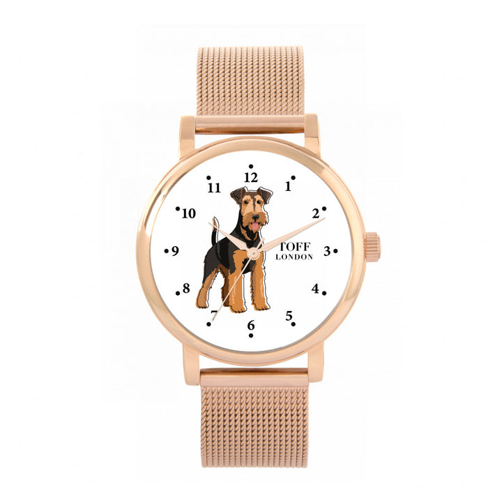 Ladies Airedale Terrier Dog Watch