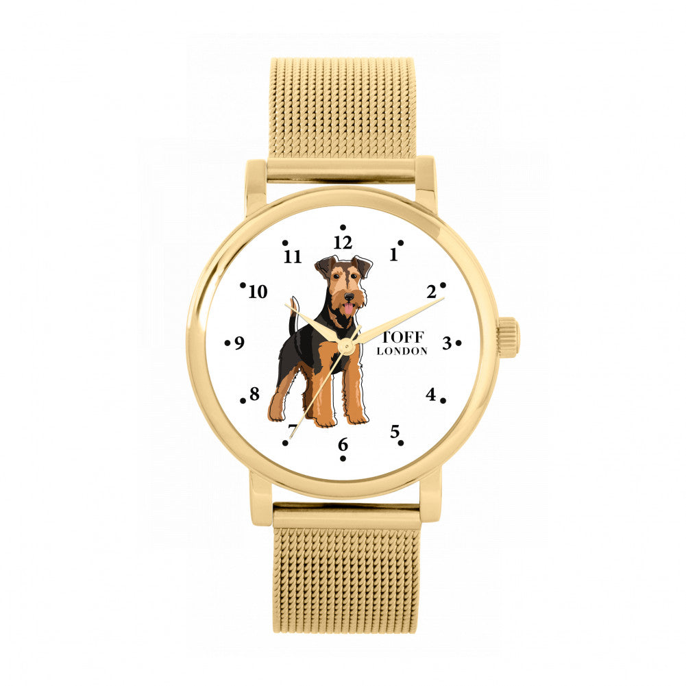 Ladies Airedale Terrier Dog Watch